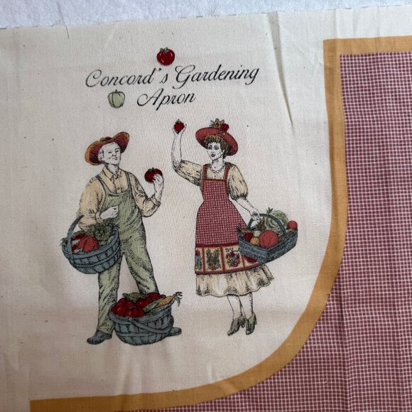 🛒$9 Fabric Panel Material - 1 yard Prim Garden Apron Panel Burgundy #111 - Picture 5 of 7